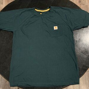 Carhartt Women’s Dark Green Pocket Tee